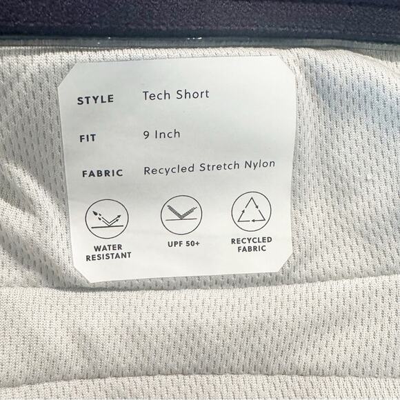 J. Crew Shorts Mens 9" Tech Performance UPF 50 Sun Protection Sport Stone Sz 31 - Picture 8 of 10